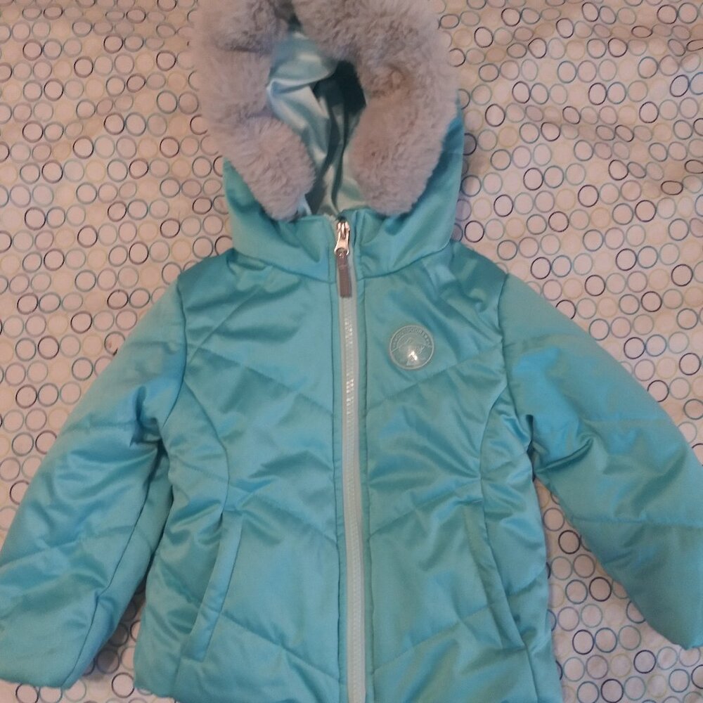 Gerry Kids Blue Hooded Jacket Puffer Coat Size 2T Boys Girls